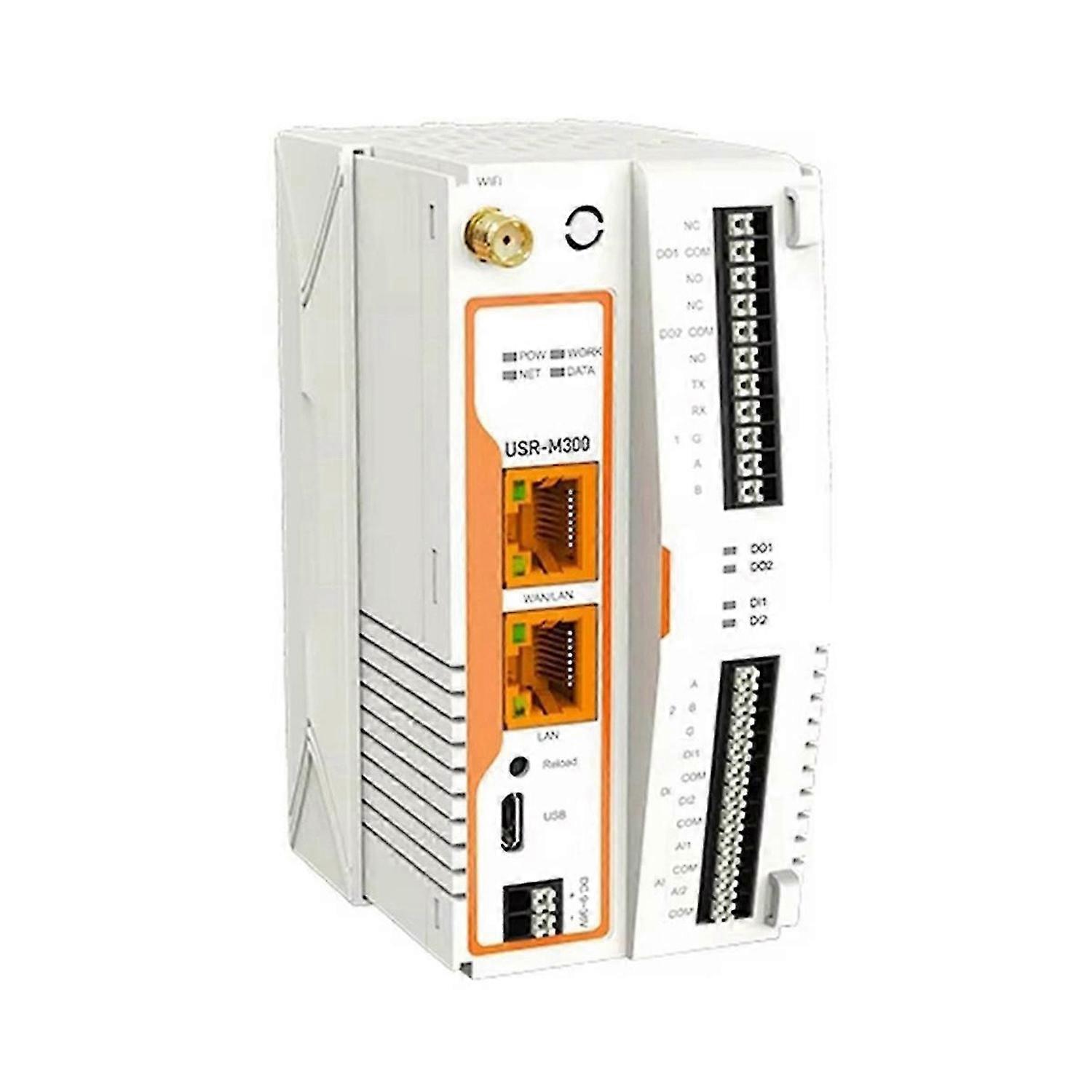 -M300 Industrial IoT Gateway 4G Computing Modbus Gateway Edge Computing PLC IoT IO Controller EU Plu