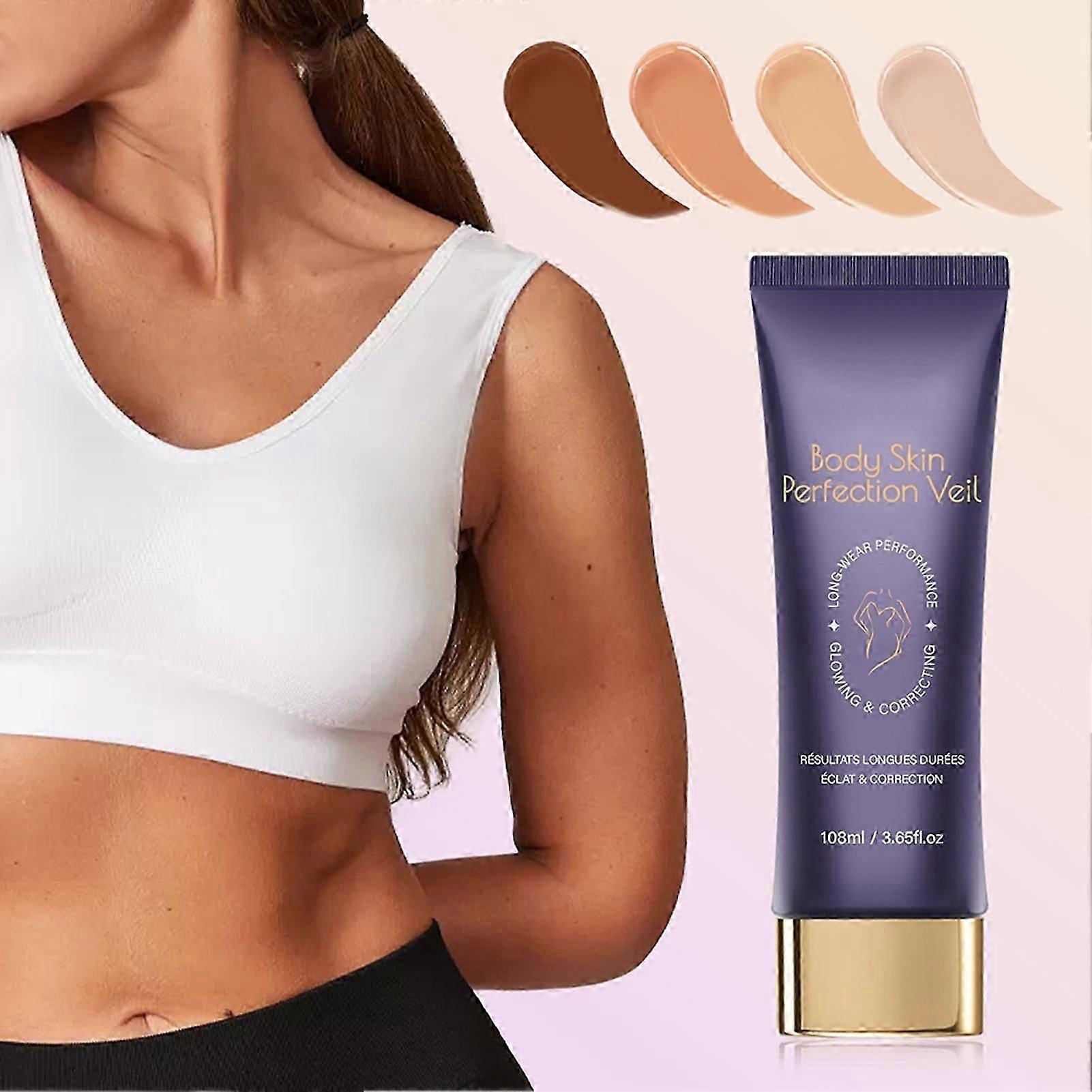 Waterproof Body Coverage Perfector, All Over Complexion Perfector, Long-Lasting Body Coverage Perfector, Tattoo Cover Up Makeup, Improves Uneven Skin