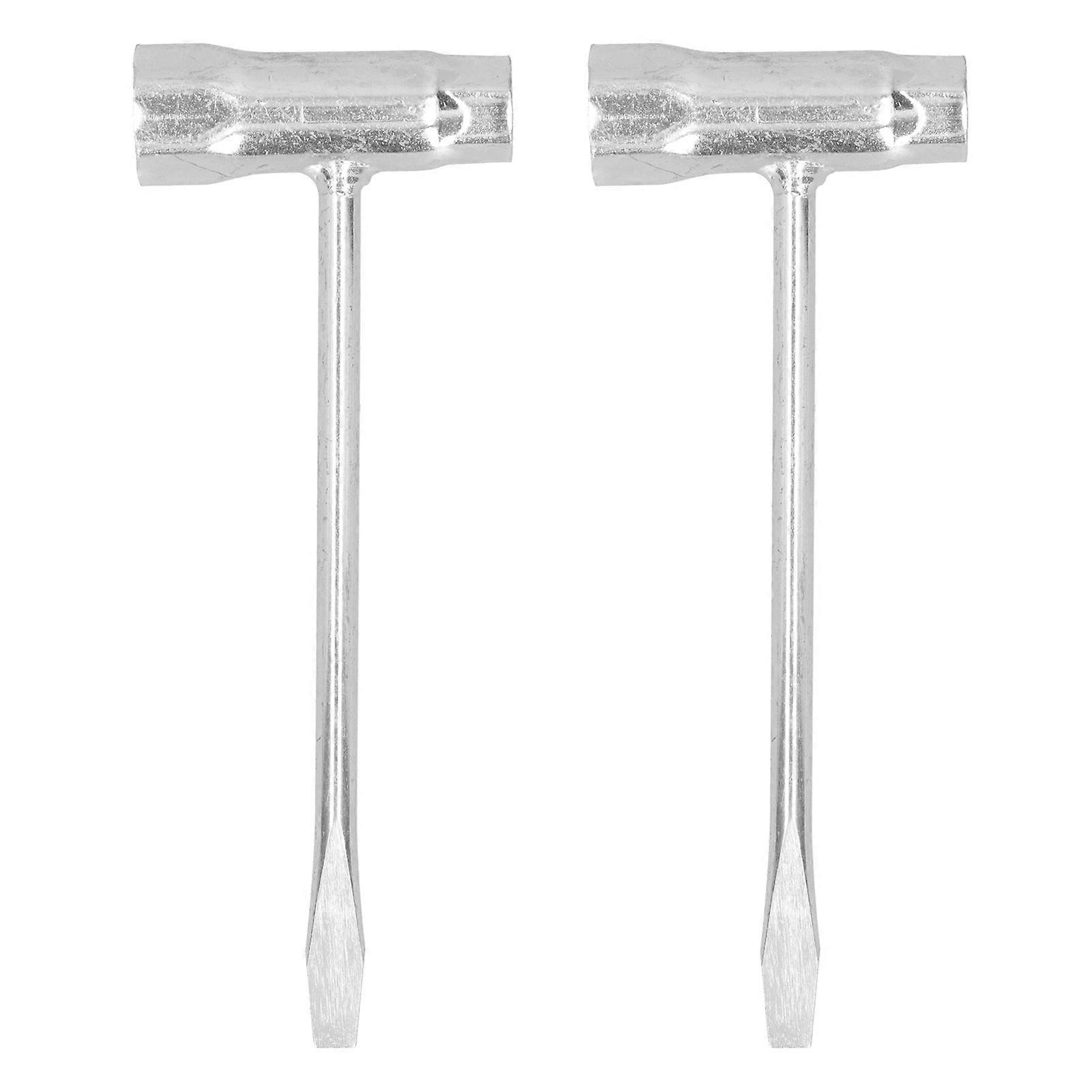 2Pcs TShape Wrench Chainsaw Combo Socket Spanner Garden Tool Accessories 13 x 19mm