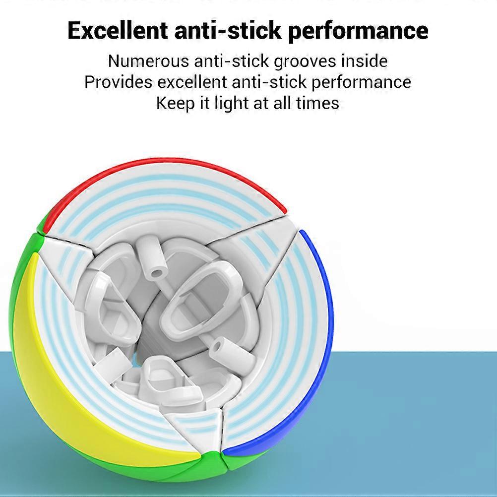 Cubes Puzzle Toy 6.6cm ABS Plastic 3D Round Cube Educational Toy