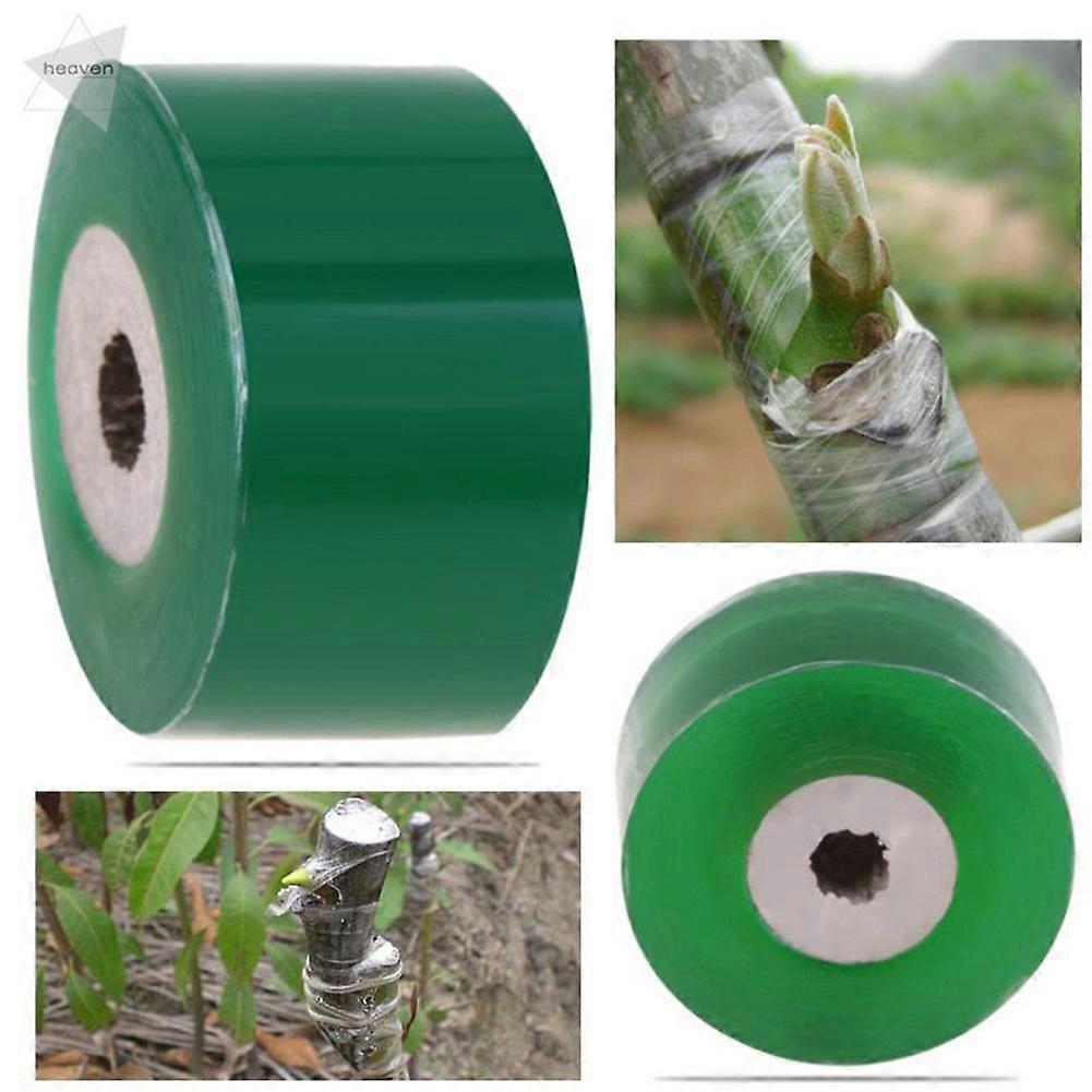 2Pcs Stretchable Self Adhesive Grafting Tape 2-4cm Green/Yellow