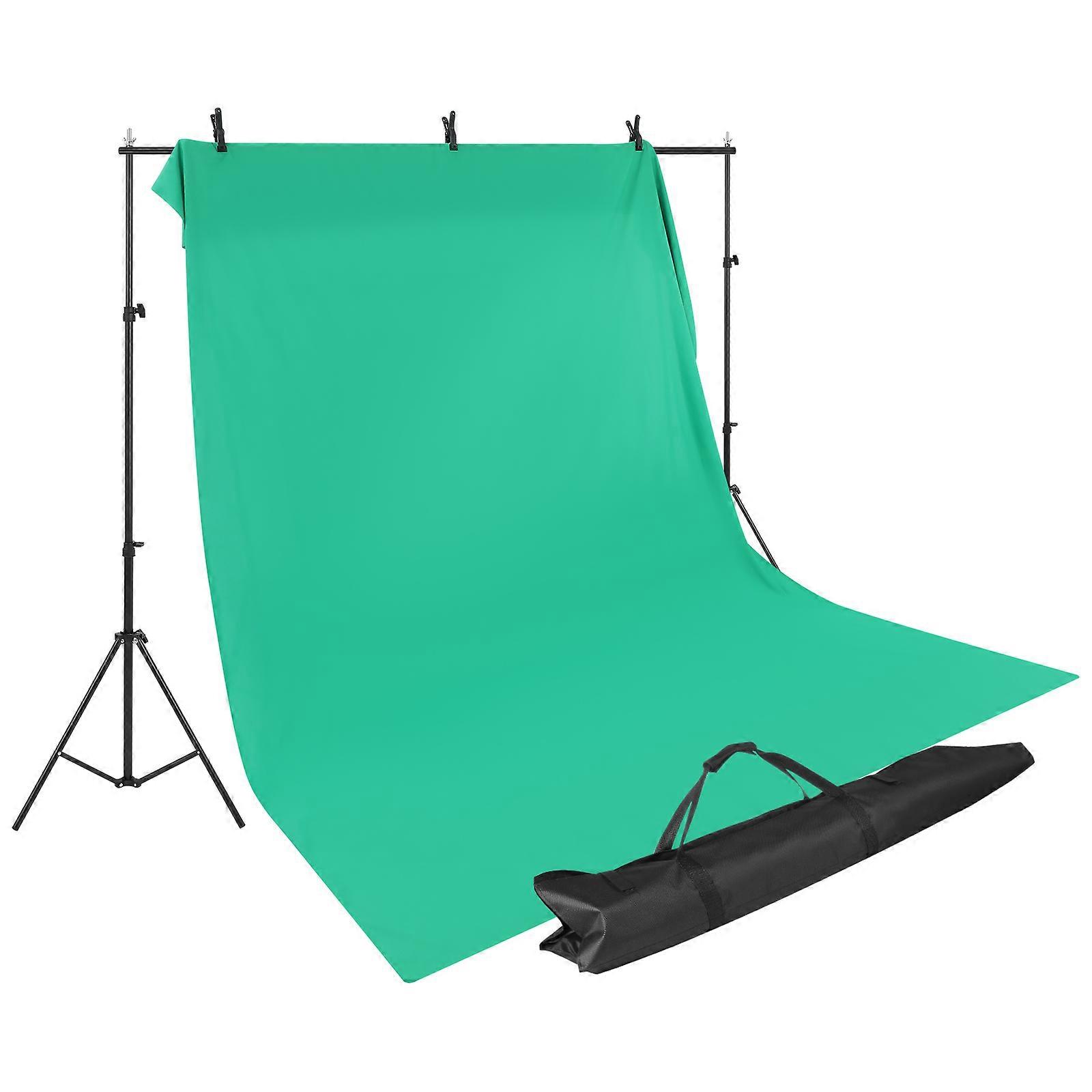 Photography Backdrops Set Adjustable Stand Sturdy Support For Commercial Shoots 2x3 Meters Polyester Cotton Aluminum Alloy