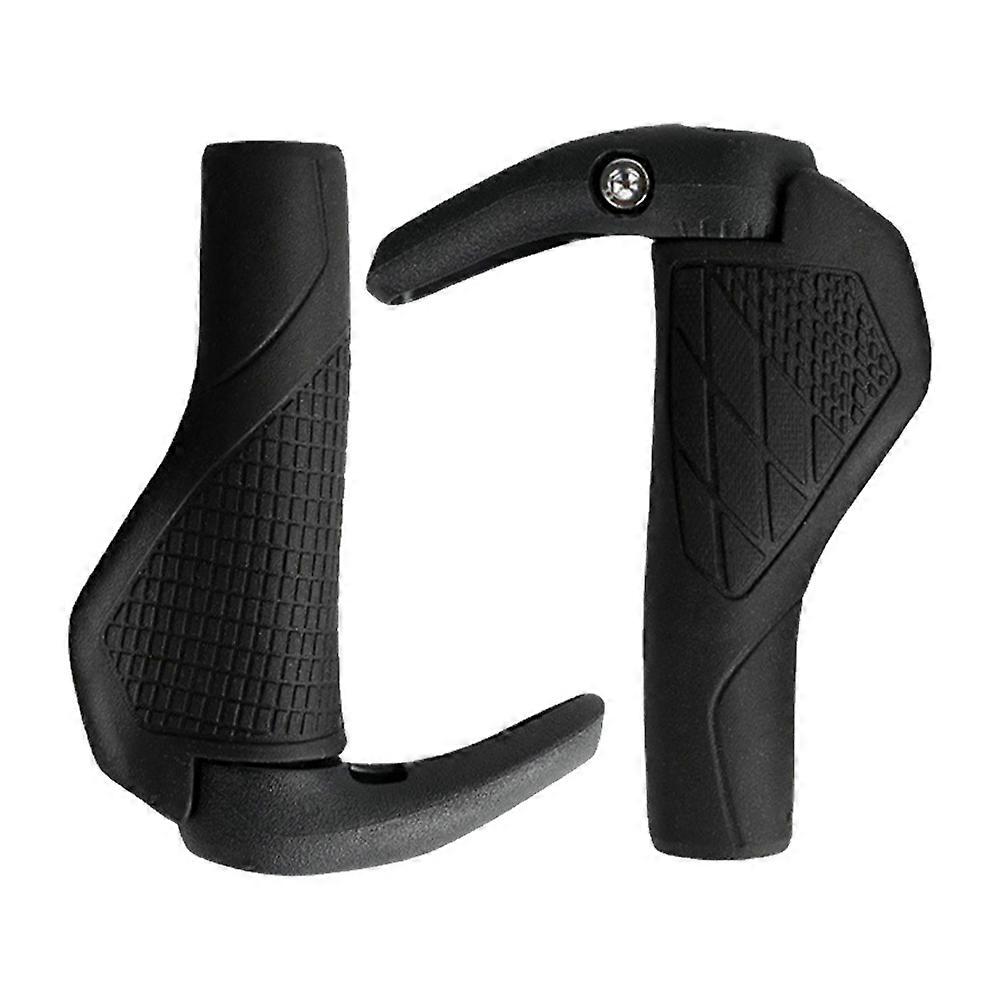 Bike Handlebar Rubber Grip for Bike 1Pair Anti-Slip Double Lock Accessory