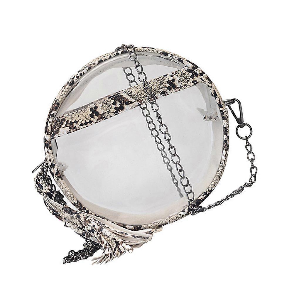 Fashionable Shoulder Bag Jelly Bag for Storage Use Transparent Design