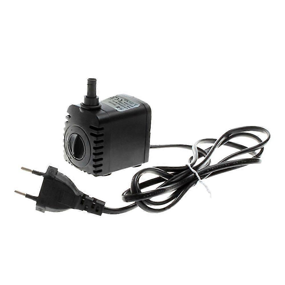 8w Waterproof Plastic Submersible Aquarium Water Pump Eu Plug