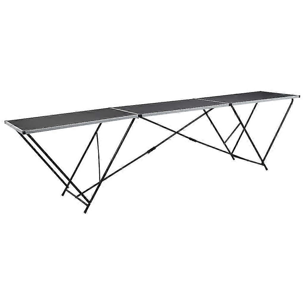 Folding Pasting Table Mdf And Aluminium 300x60x78 Cm
