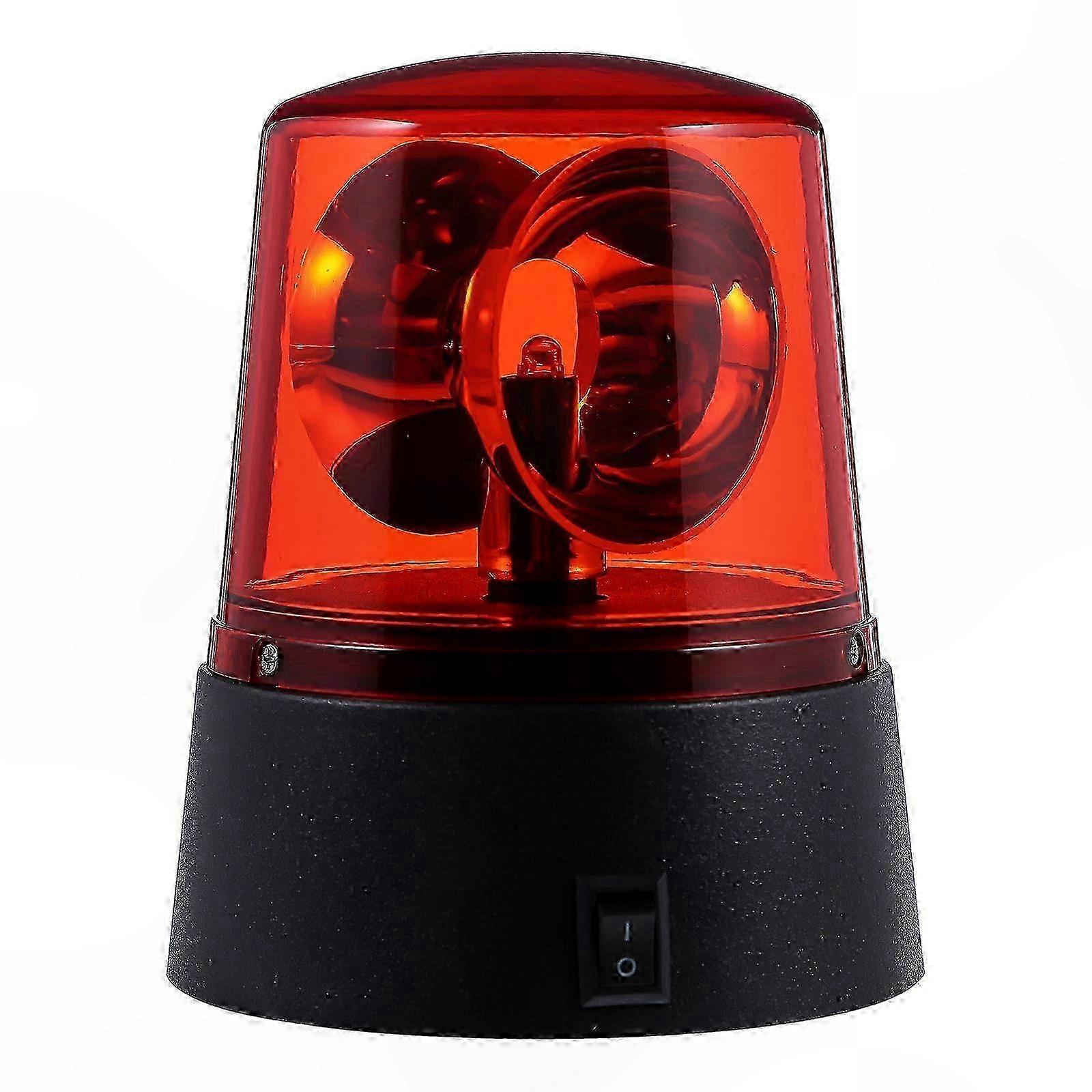 Compact LED Warning Light for Stage and Atmosphere Lighting, Battery Operated