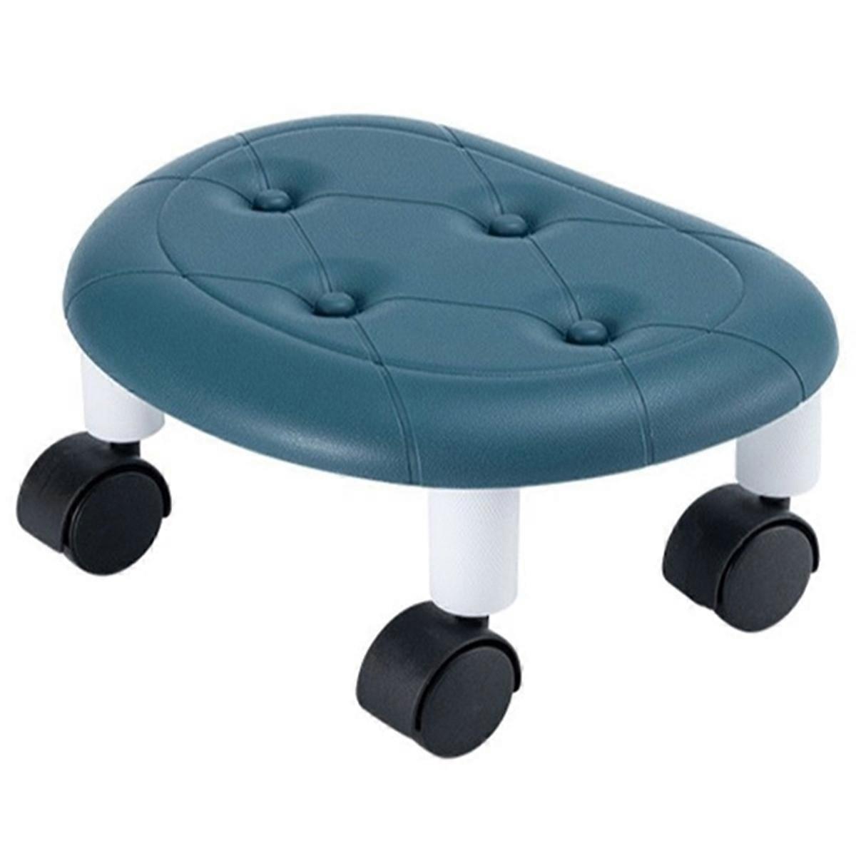Low Stool with Pulley Thickening Sponge Cushion Household Shoe Changing Chair Waterproof Portable C