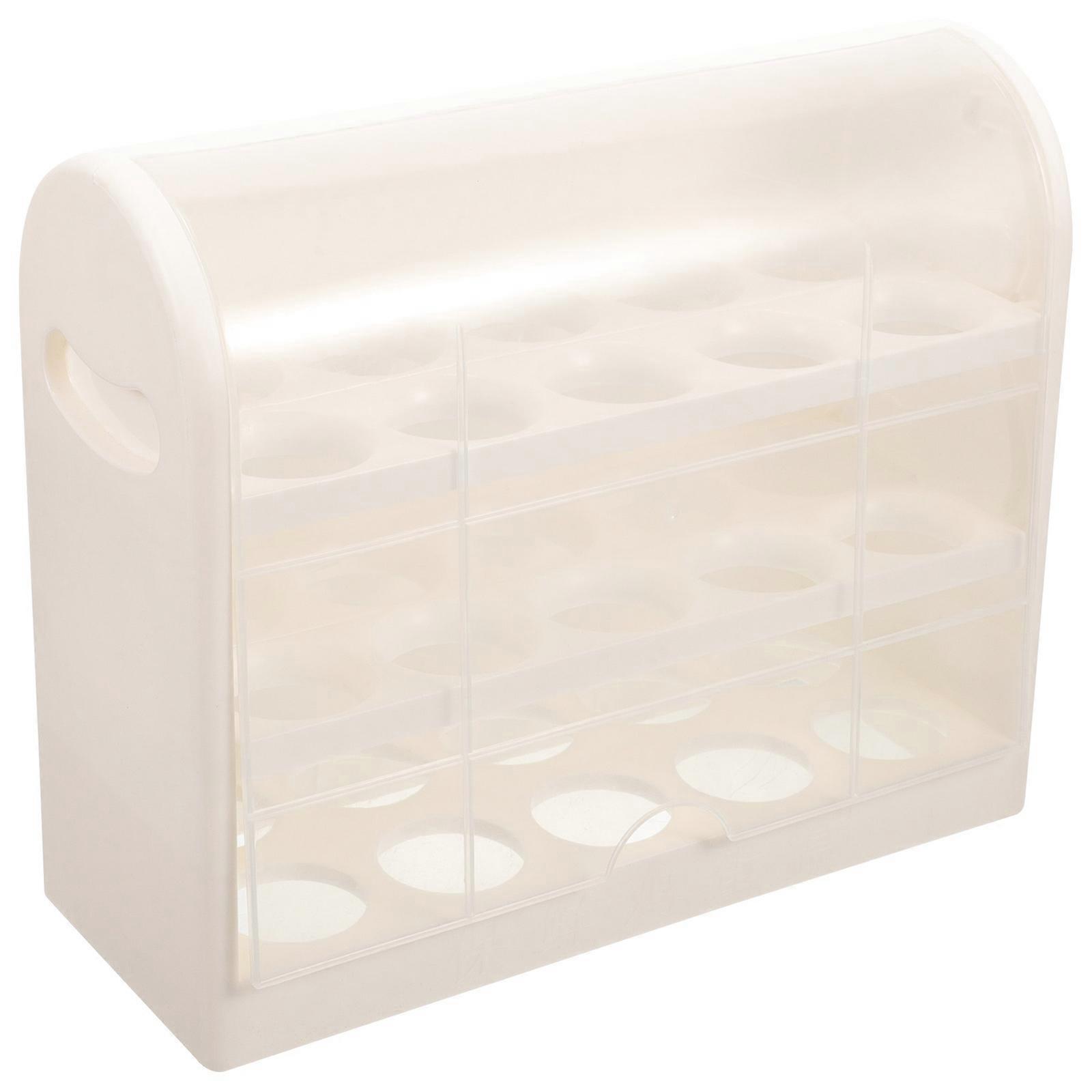 Multi-layer Egg Container 2Pcs For Commercial Restaurant Safe Egg Storage With Flipped Lid Design