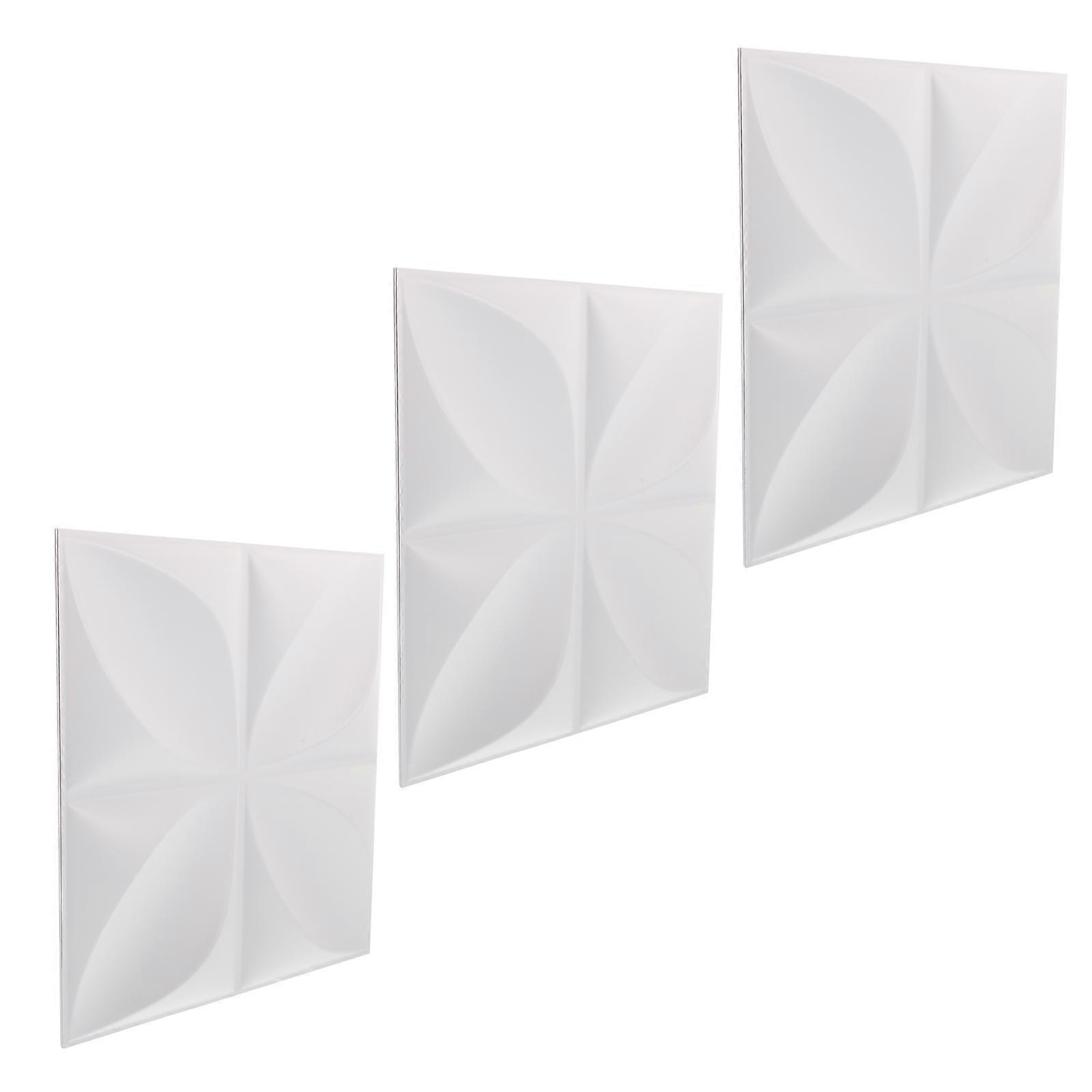 Decorative Wall Sticker PVC 3D Background Wall Decals for Room 3Pcs