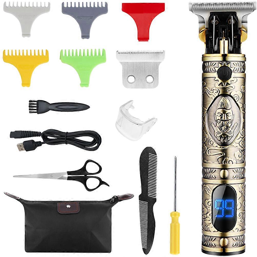 Trimmer 1 Set USB Rechargeable Professional Beard Trimming Tool For Men 15.3x4.1cm Multi Color Narrow Design Long Working Time