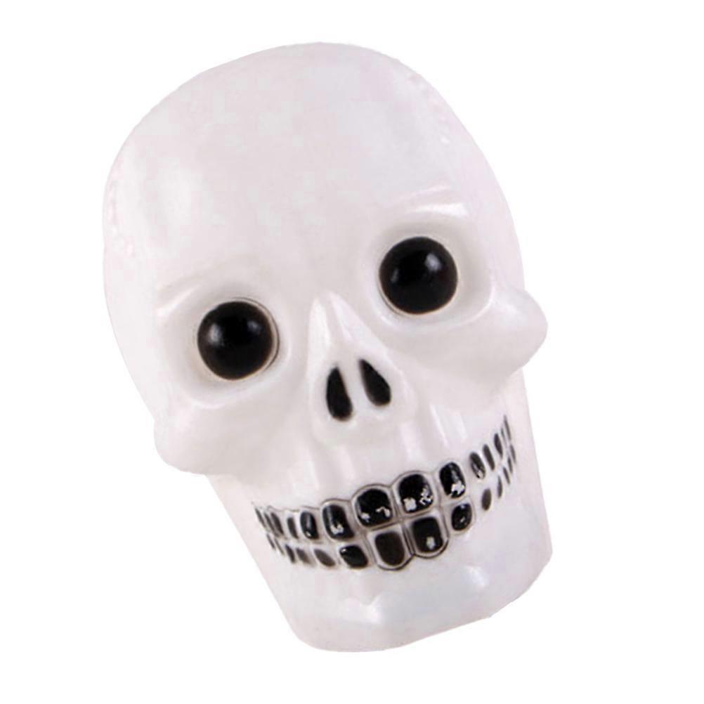 Multicolor Flashing Lights Halloween Decor Skeleton Head Table Lamp for Home Decor Small Size 18 Pcs