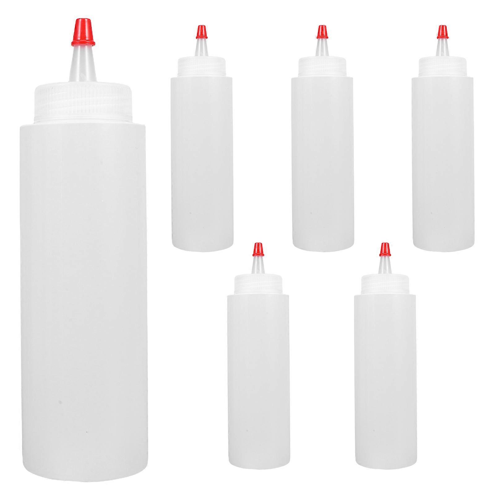 Sauce Squeeze Bottles Condiment Dispenser for Cooking 30Pcs Transparent