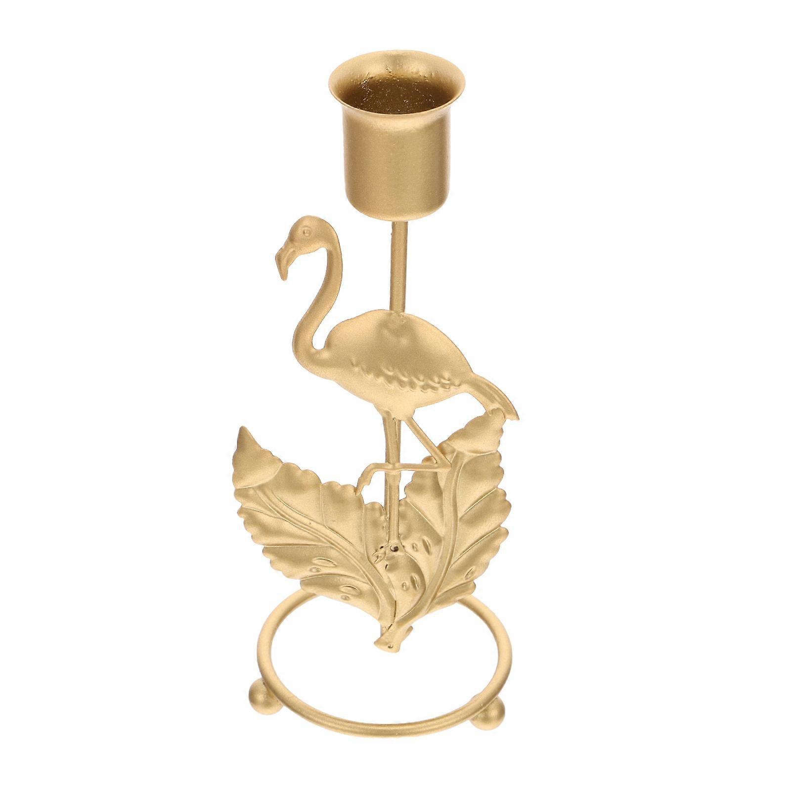 Chic Candleholder Nordic Style Candlestick Adornment with 2Pcs