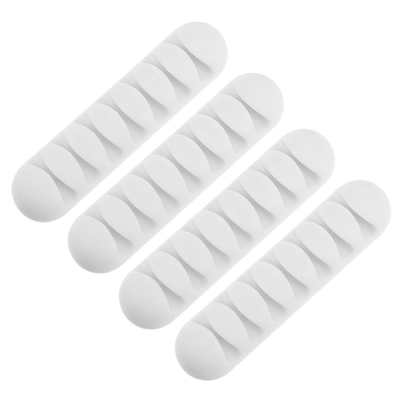 Silicone Adhesive Cable Holder Cable Organizer for Wire Management 8Pcs