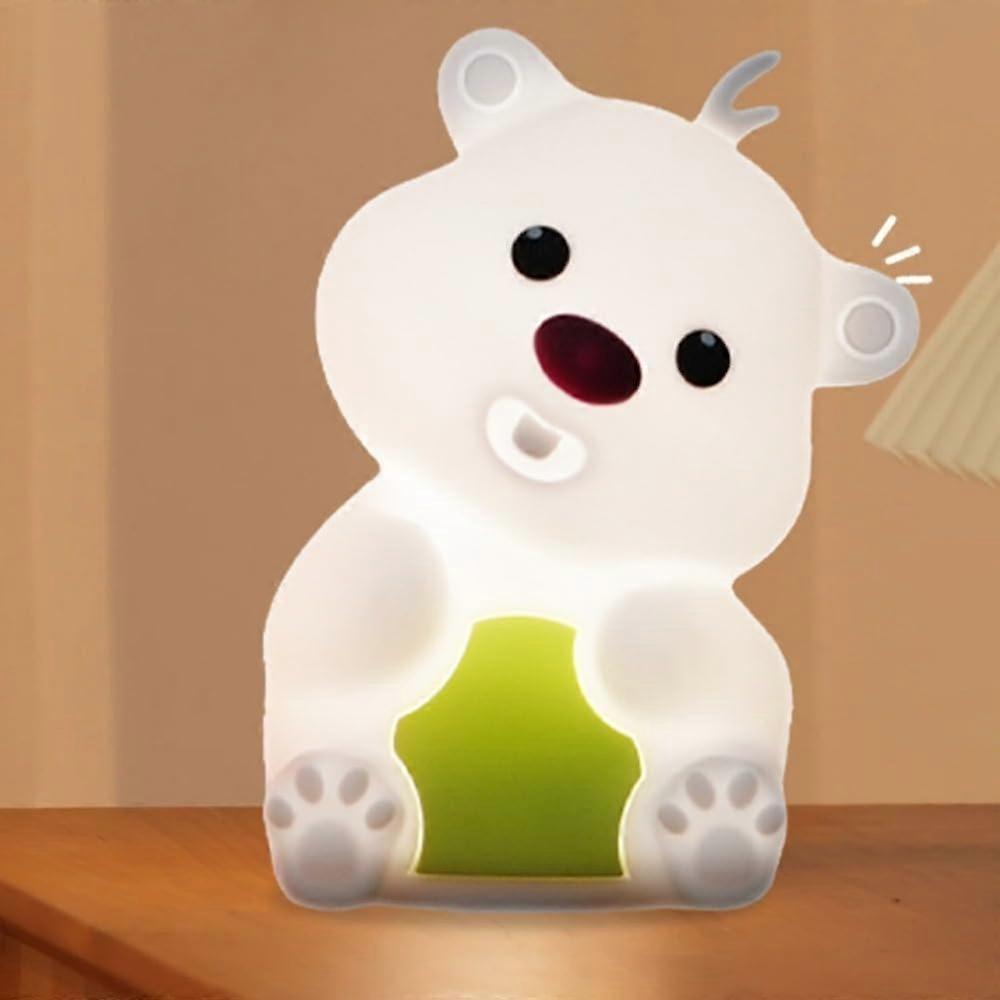 Silicone Night Light Rechargeable With Touch Sensor BatteryPowered For Bedroom And Dorm Room Decor