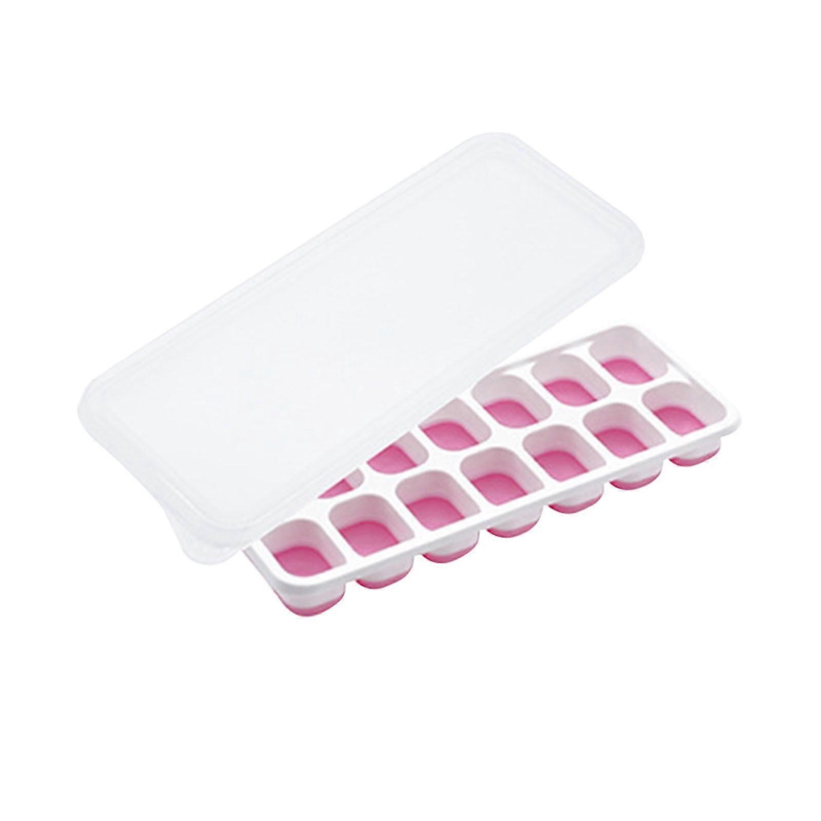 Ganenn 14 Ice With Lid Ice Soft Bottom Easy To Detach Molded Ice Box Homemade Ice Box, 1PC