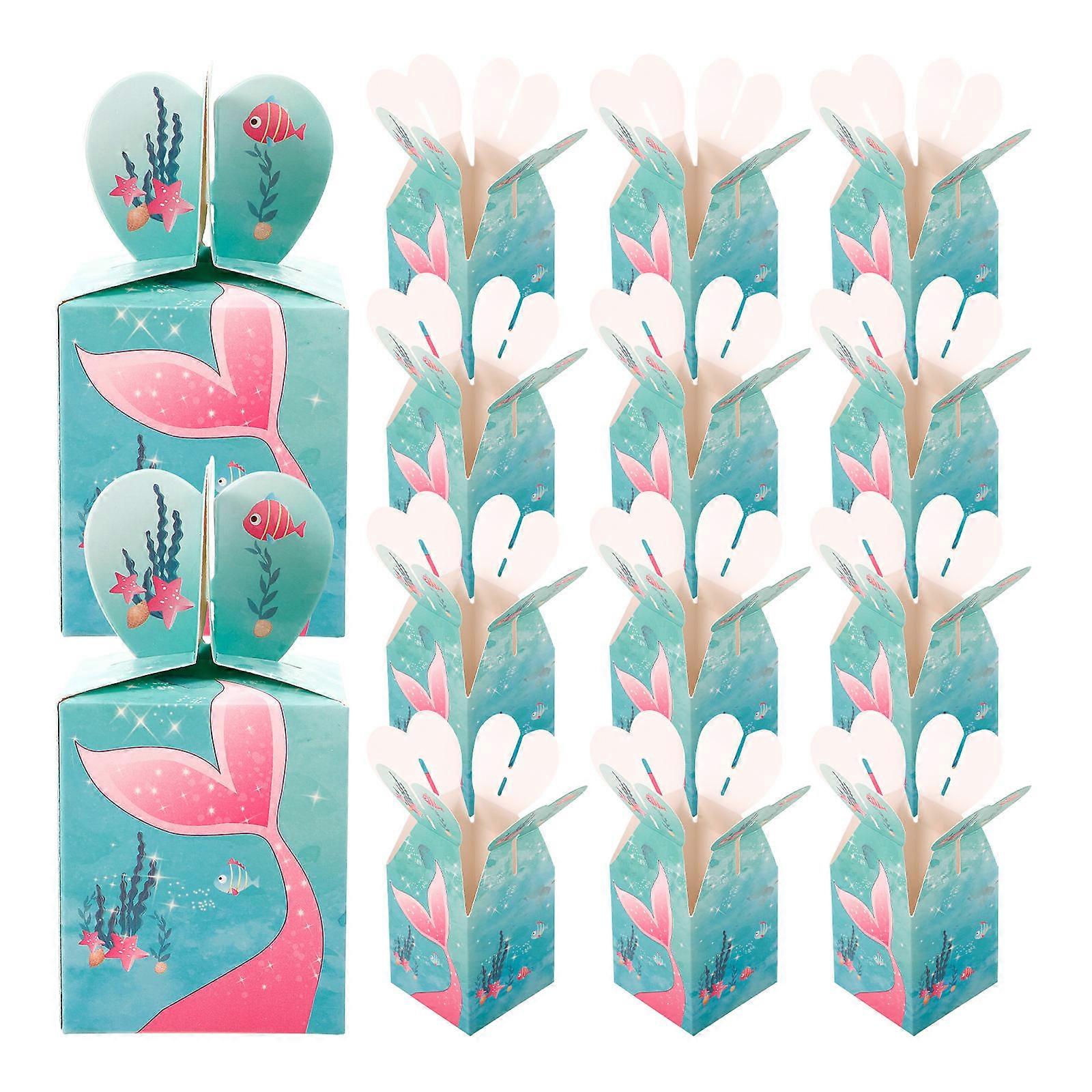 Wrapping Boxes Party Treat Box Compact Stylish Gift Packaging Multicolor 50Pcs