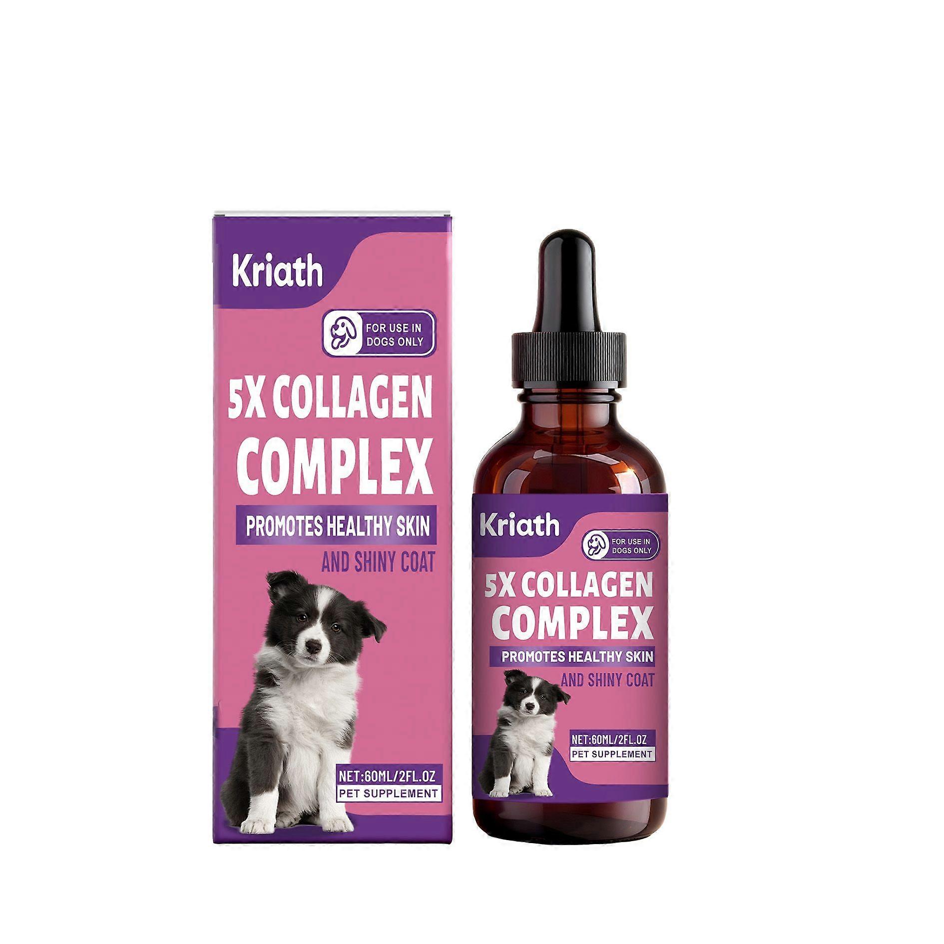 Dog Collagen Drops For Joint Care, Skin And Hair Protection Gentle Formula And Nutritional Support