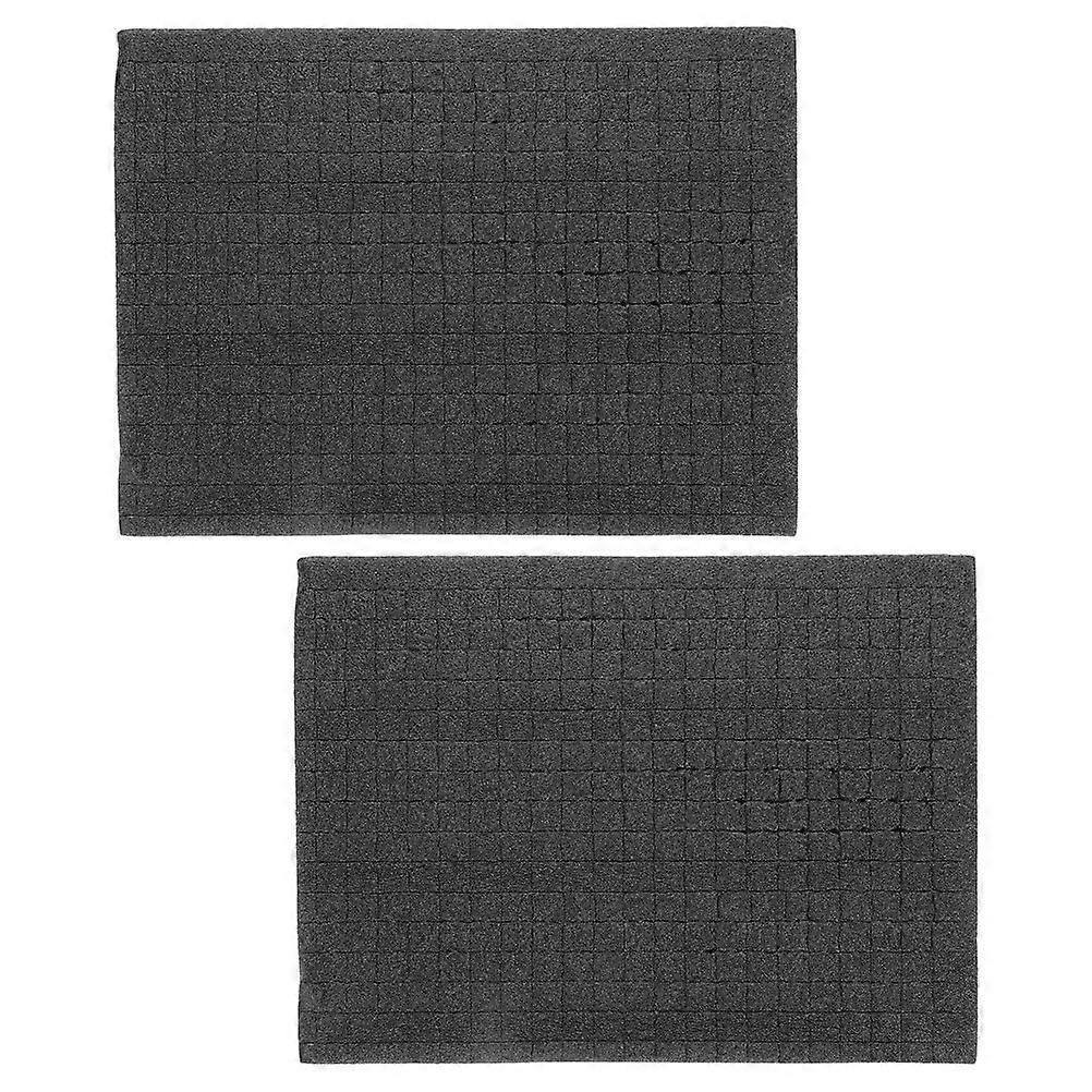 Toolbox Foam Inserts 6 Pcs Black Foam Sheets For Tool Protection Organized Storage And Cushioning Shock Absorbing 33.40X25.00X2.00CM