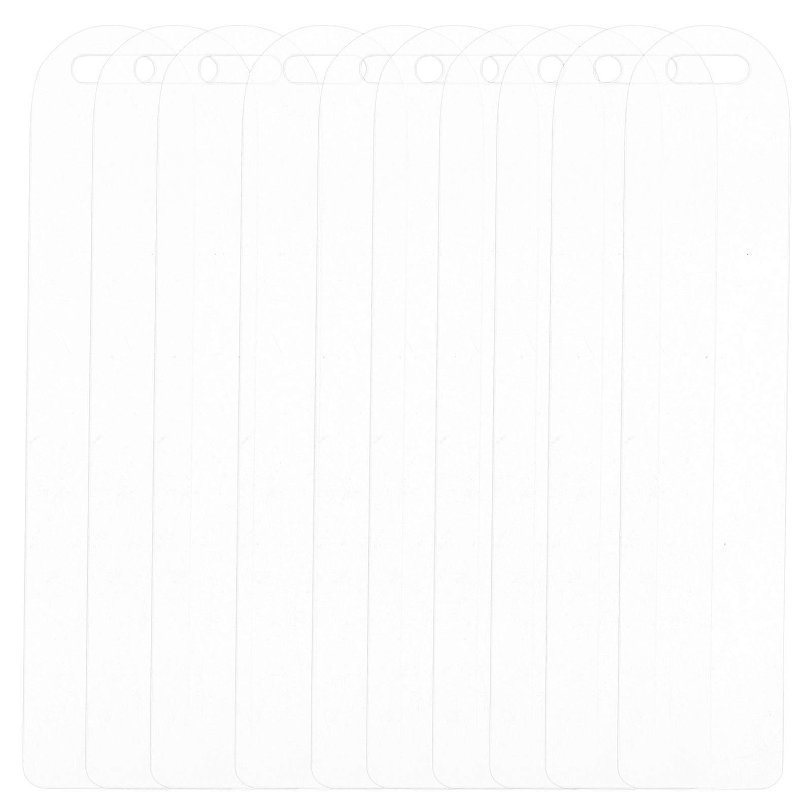 Bulk Transparent Acrylic DIY Bookmark for Reading Use 20Pcs Clear Bookmarks