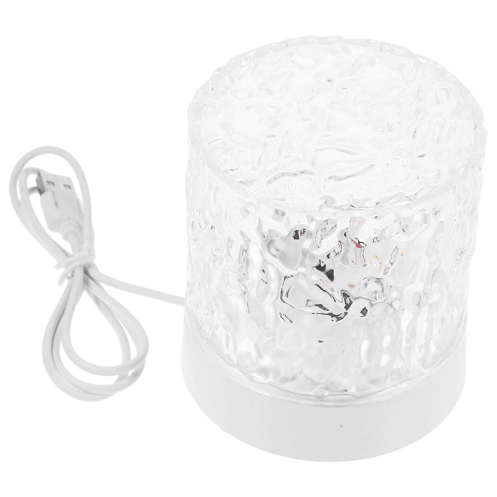 Transparent Pc Desktop Lamp for Lighting 4Pcs Romantic Bedside Table Lamps