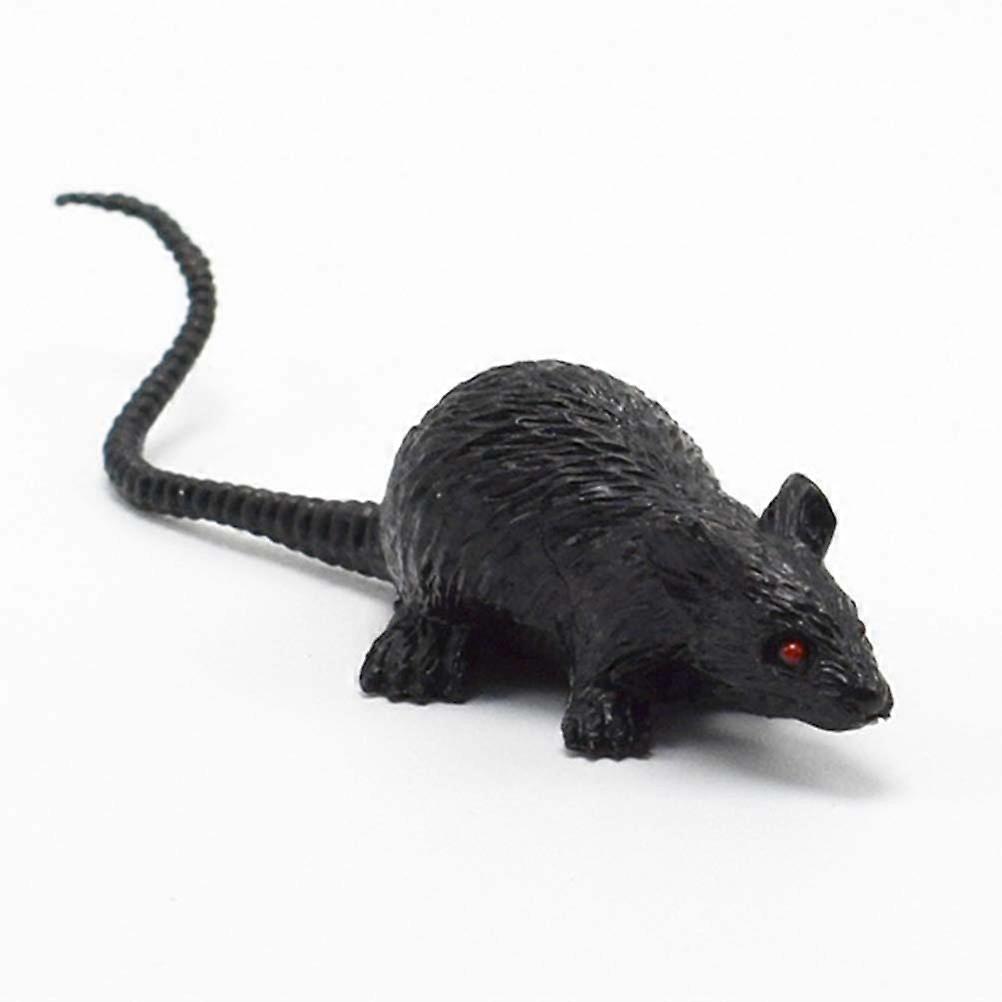 Realistic Mini Mouse Model 6 Pcs Novelty Toy For Halloween Pranks Durable Assorted Color Figurines
