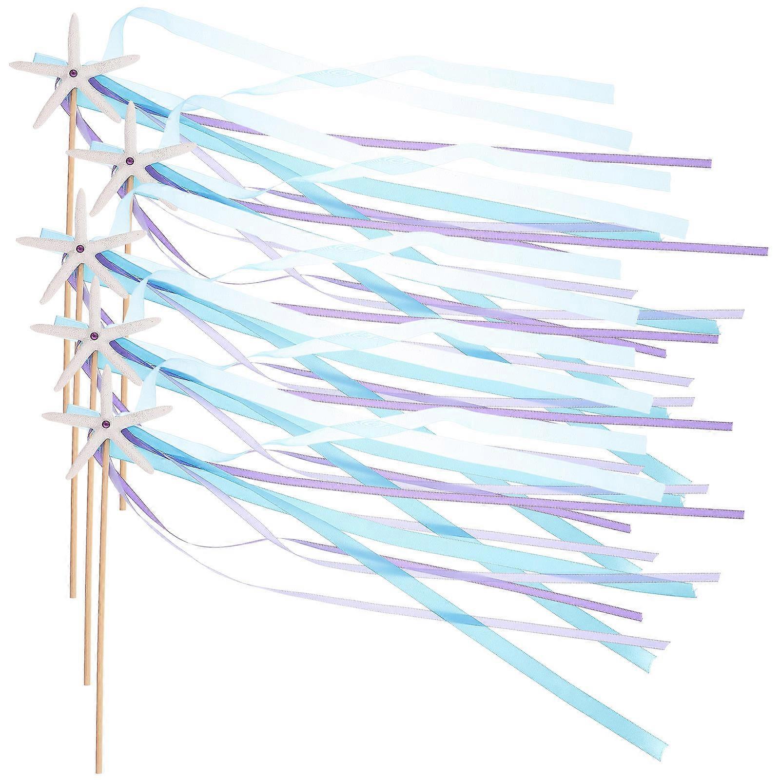 Decorative Fairy Mermaid Fairy Wands for Playing 5Pcs Stage Performance