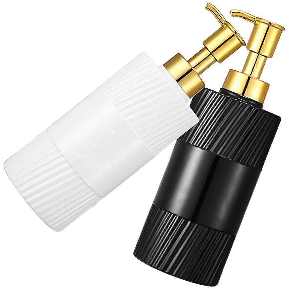 Hand Soap Dispenser 4 Pcs Refillable Lotion Pump Bathroom Use Assorted Color