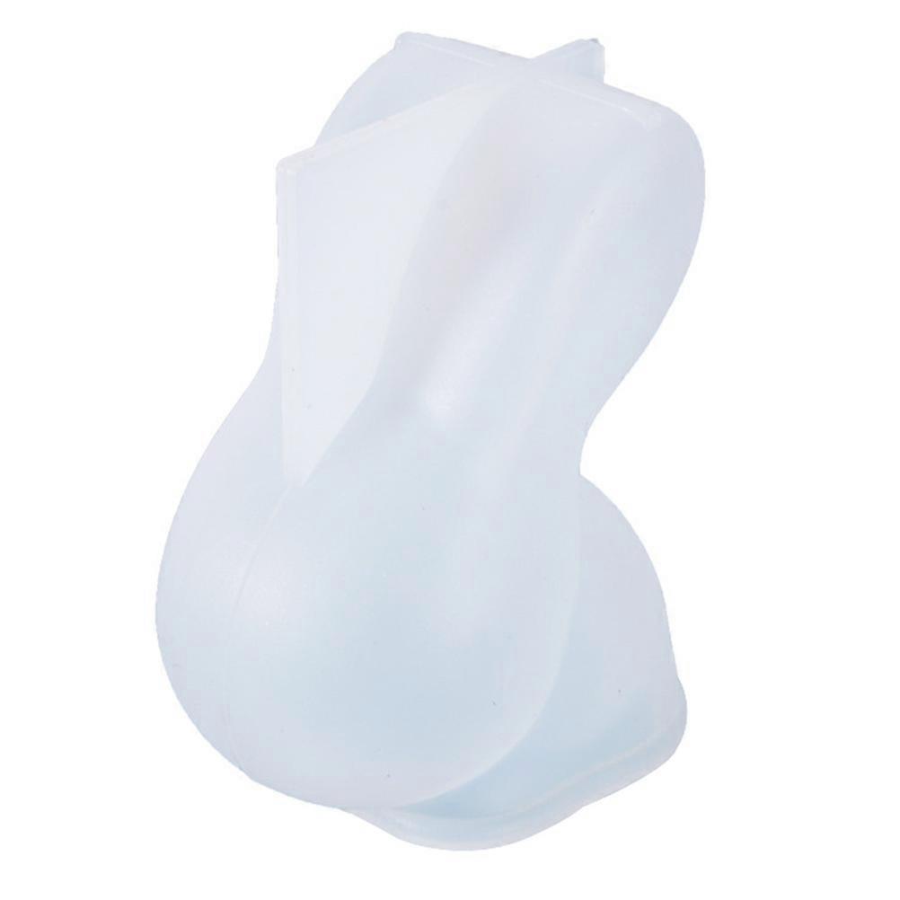 Art Craft Mold Silicone Rabbit for DIY Use with 2Pcs Mold Set