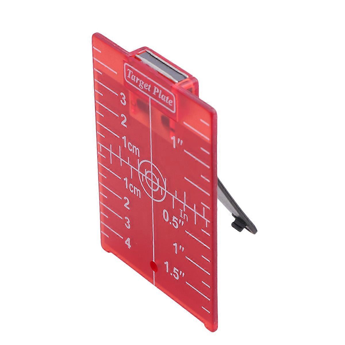 Magnetisk vattenpasstavla rektangulär form för inomhus- och utomhusmätning 10,50 x 7,40 x 0,30 cm 1-pack