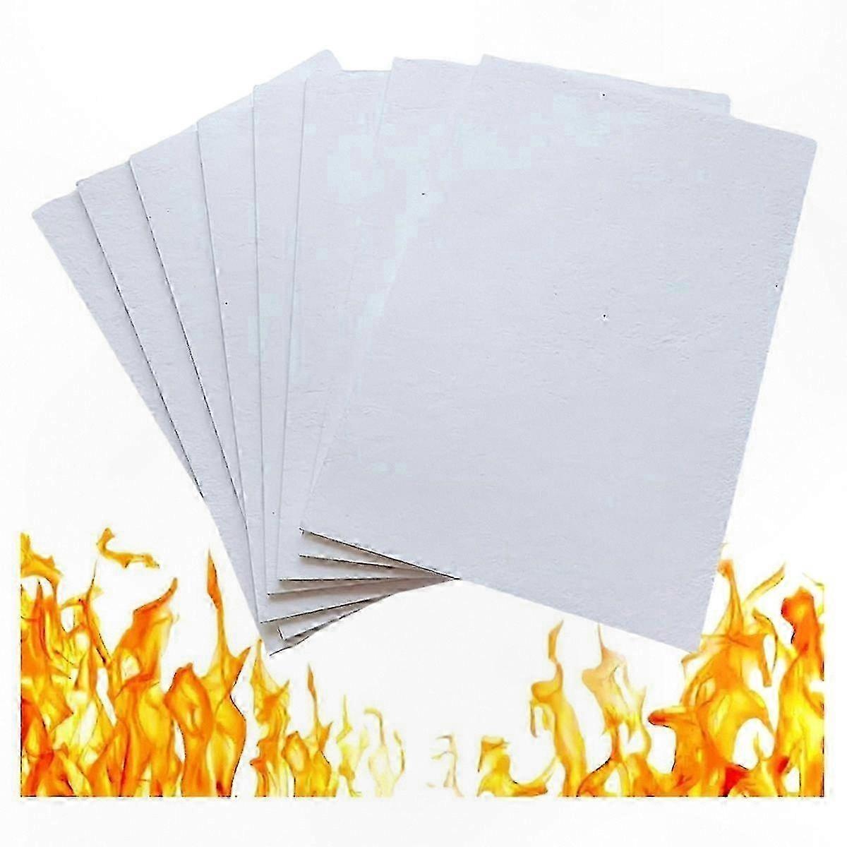 8-Pack Ceramic Fiber Gasket Sheets for High-Temperature Insulation Applications