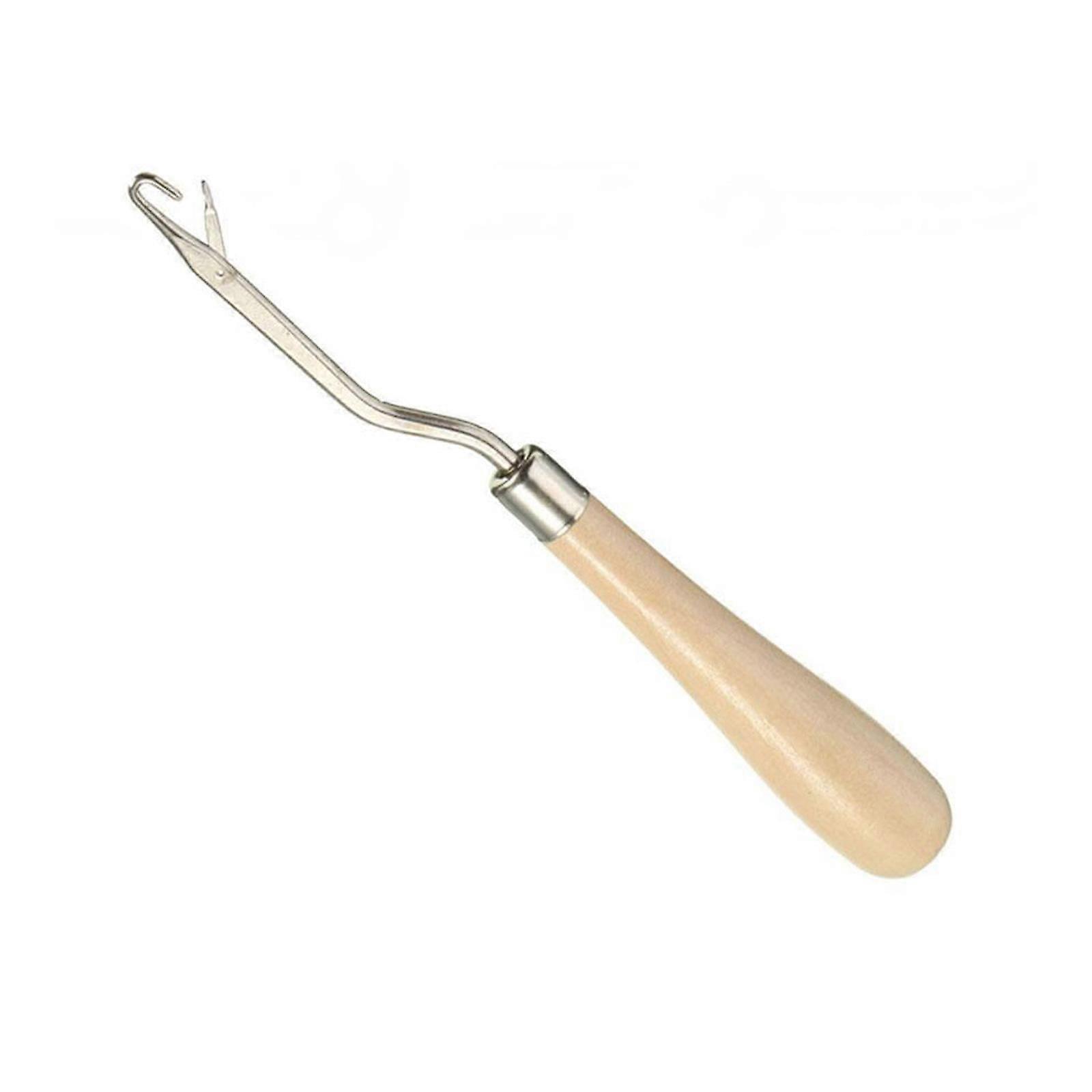 Jkapagzy Latch Hook Tool, Wooden Crochet Hooks J0F2