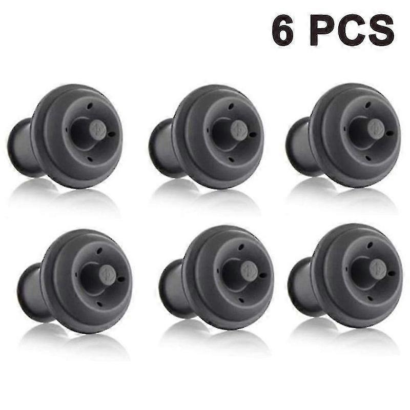 Minglan 6 Piece Stopper For Wine, Vacuum Wine Stopper