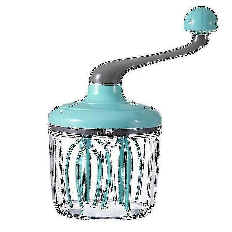 Rotary Hand Whisk Manual Whisk Egg Beater Rotary Handheld Egg Frother Mixer For Baking Cooking