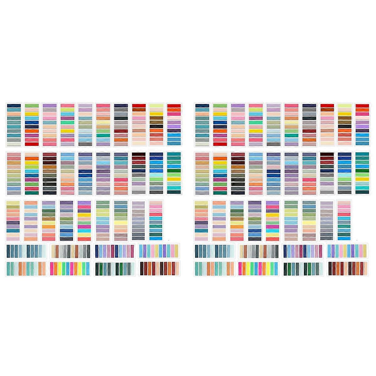 7400 Sheets Transparent Sticky Notes Self-Adhesive Book Marker