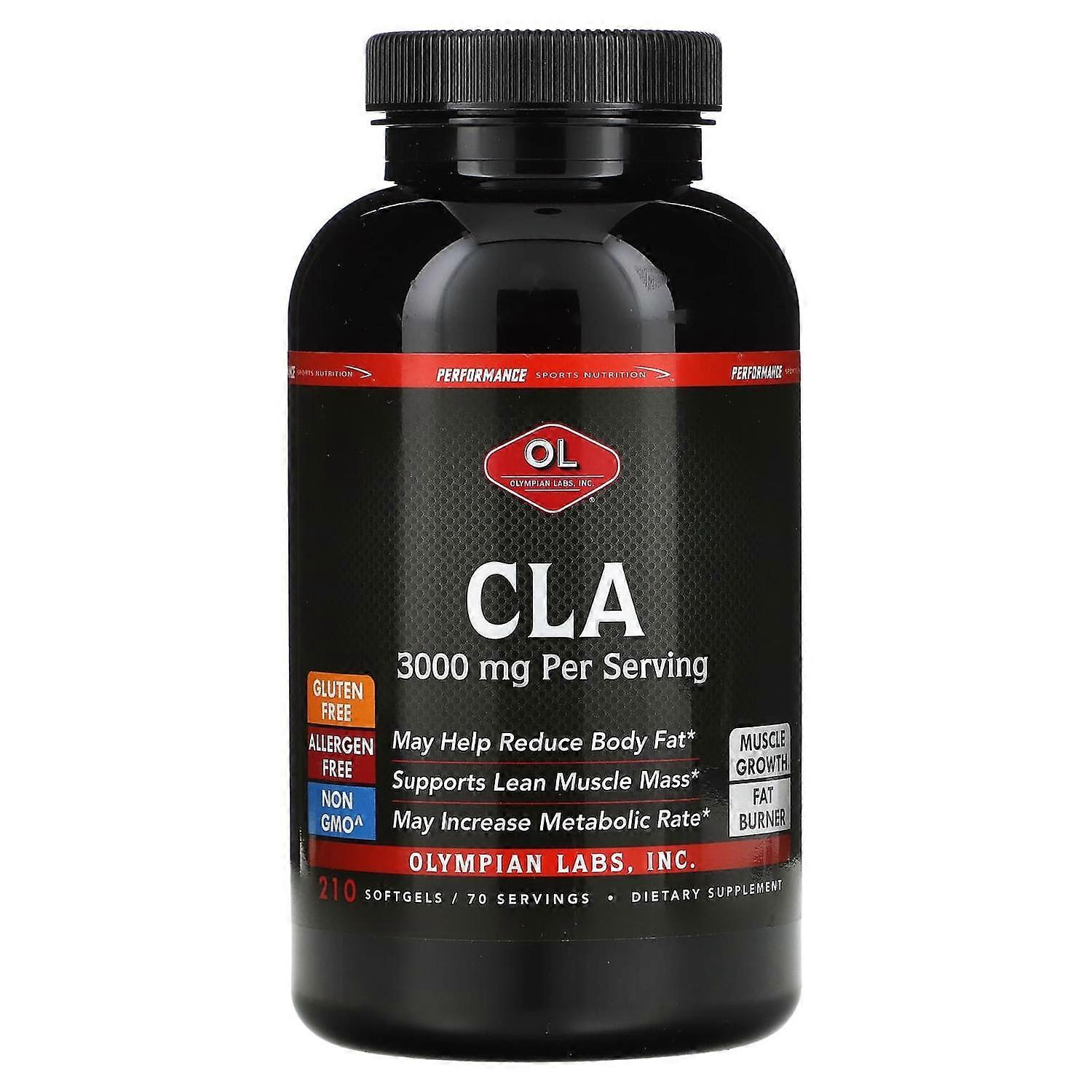 Olympian Labs Inc., CLA, 1,000 mg, 210 Softgels