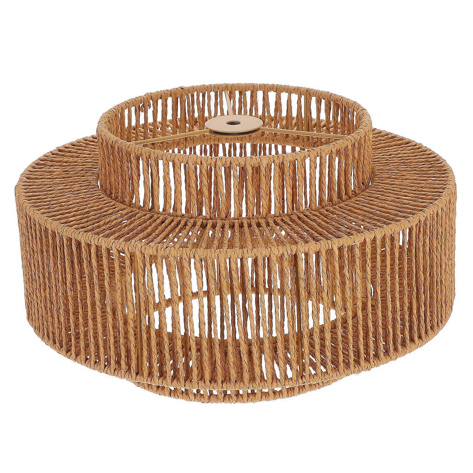 Paper Rope Rattan Lamp Shade for Home Use Pendant Style