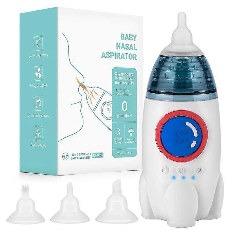 Nasal Aspirator For Baby, Nose Aspirator With 3 Suctions