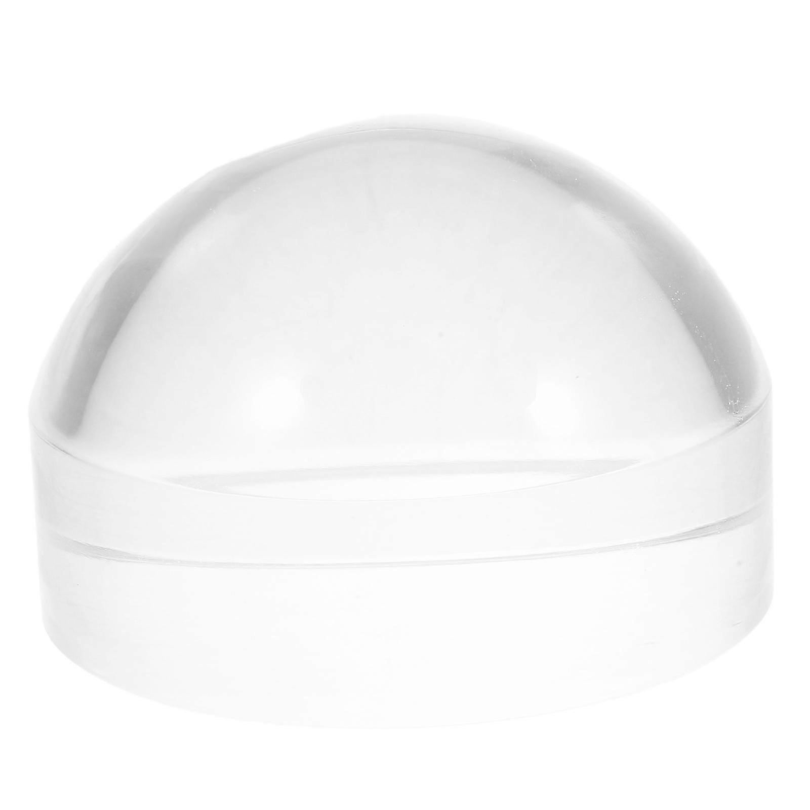 Acrylic Desk Magnifier Dome for Seniors & Visually Impaired - 3.1x3.1x2in Reading Aid for Maps & Small Print