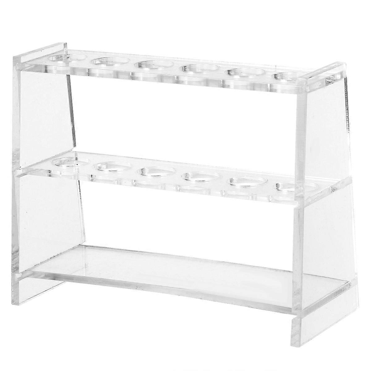 Laboratory Equipment Tube Holder Stable Support Transparent Detachable Design 1 Set