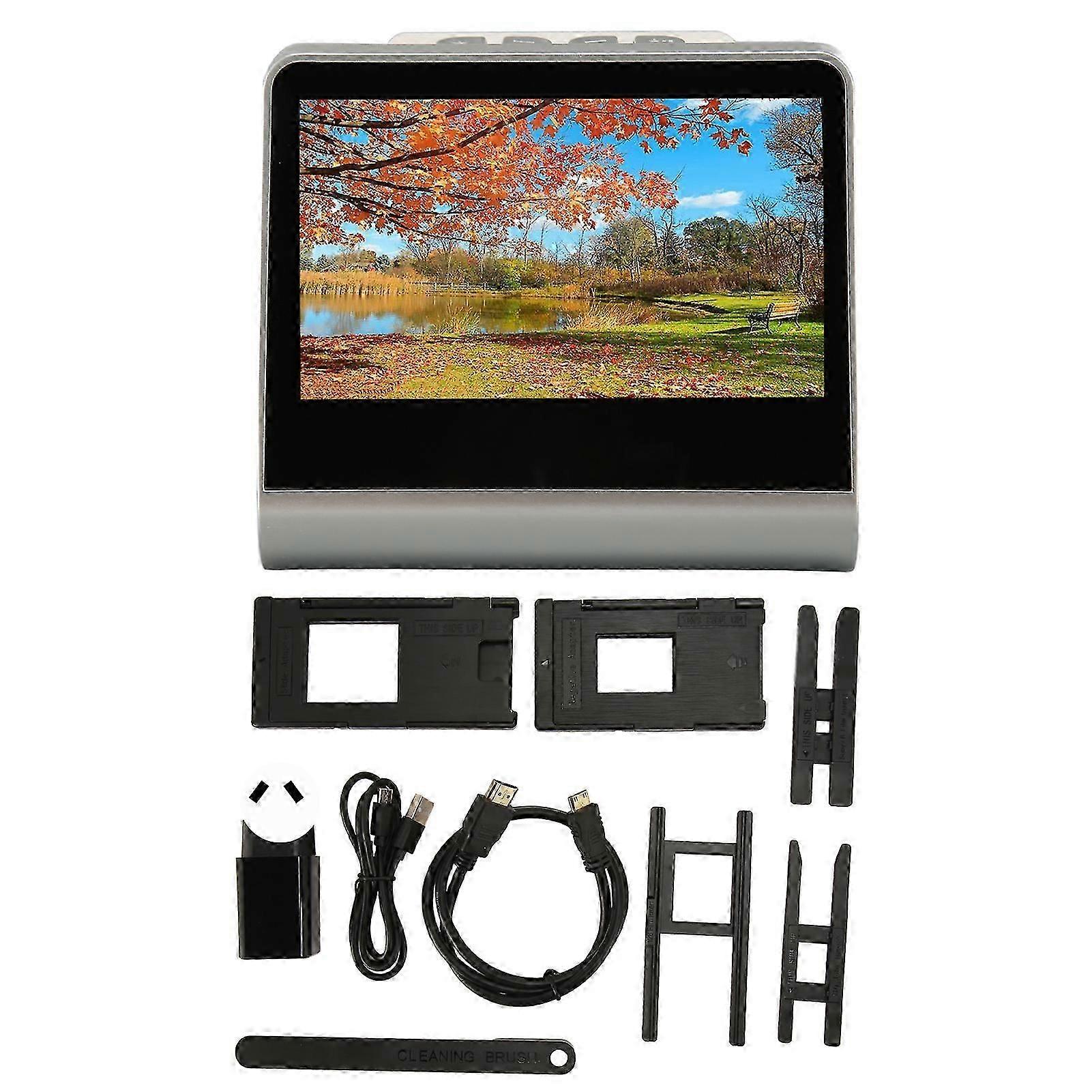 Film Scanner 5 Inch Color HD Screen 14MP 22MP JPEG NTSC PAL USB C Mini HD Port Slide Scanner for Computer Laptop 100?240V AU Plug