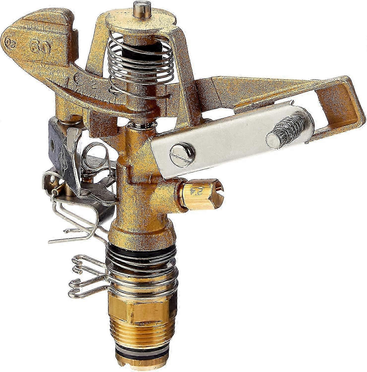 V60 Aspersor de círculo sectorial de latón con conexión macho de 3/4"