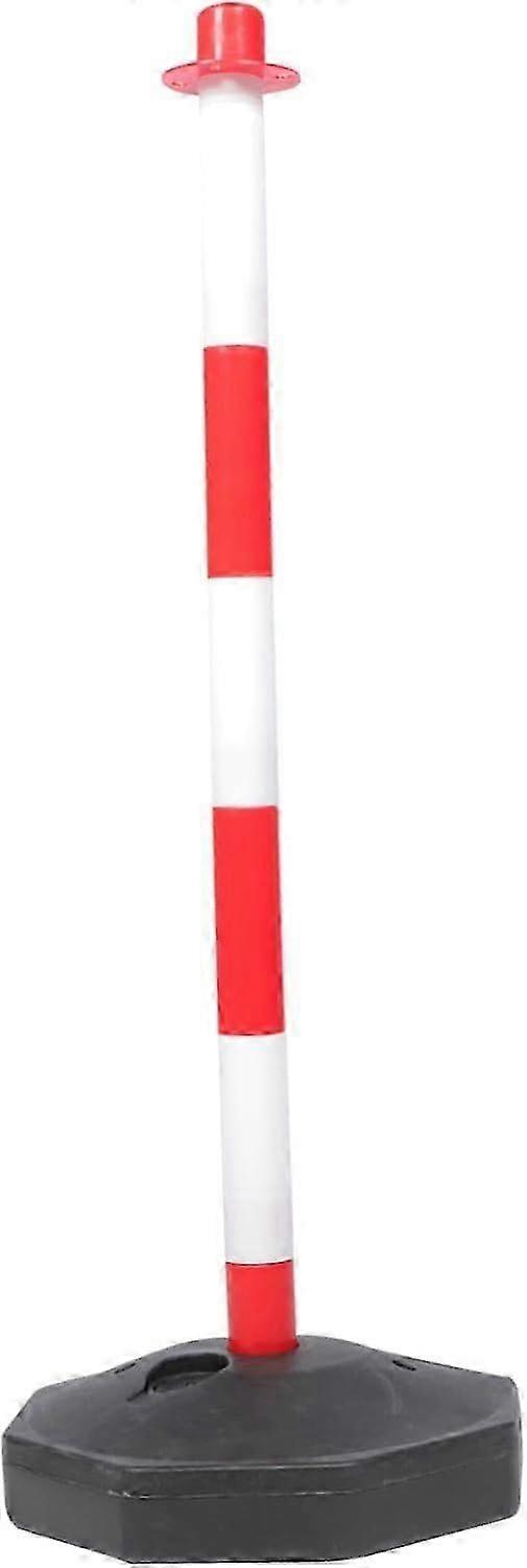 Isolationspfahl 1/2/3/4PCS Reflective Traffic Barrier Post Parking Column Plastic Safety Cones Red (1pc)