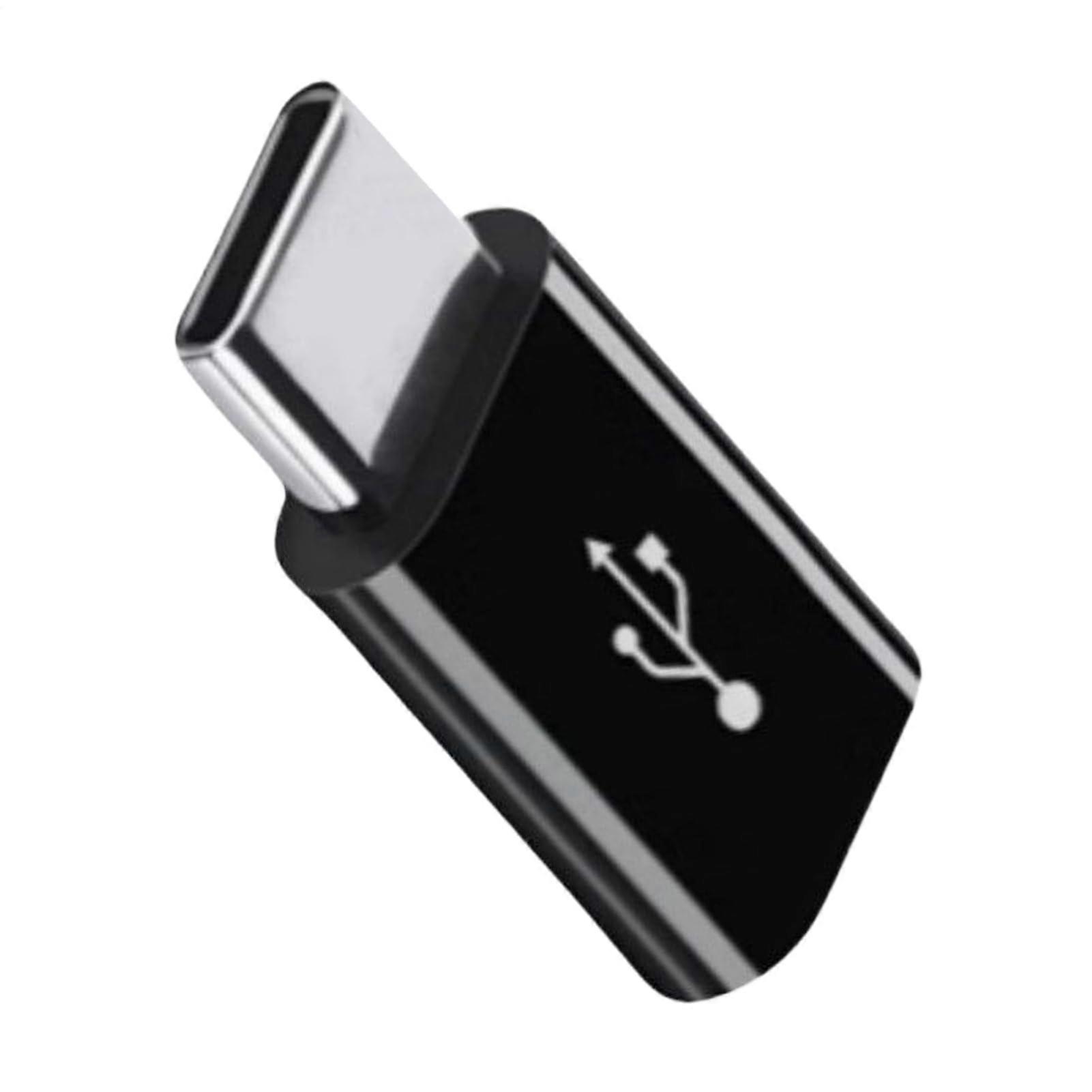 Type C Adapter For Phone PlugandPlay Conversion Head Portable Card Reader Keyboard USB Flash Drive Black