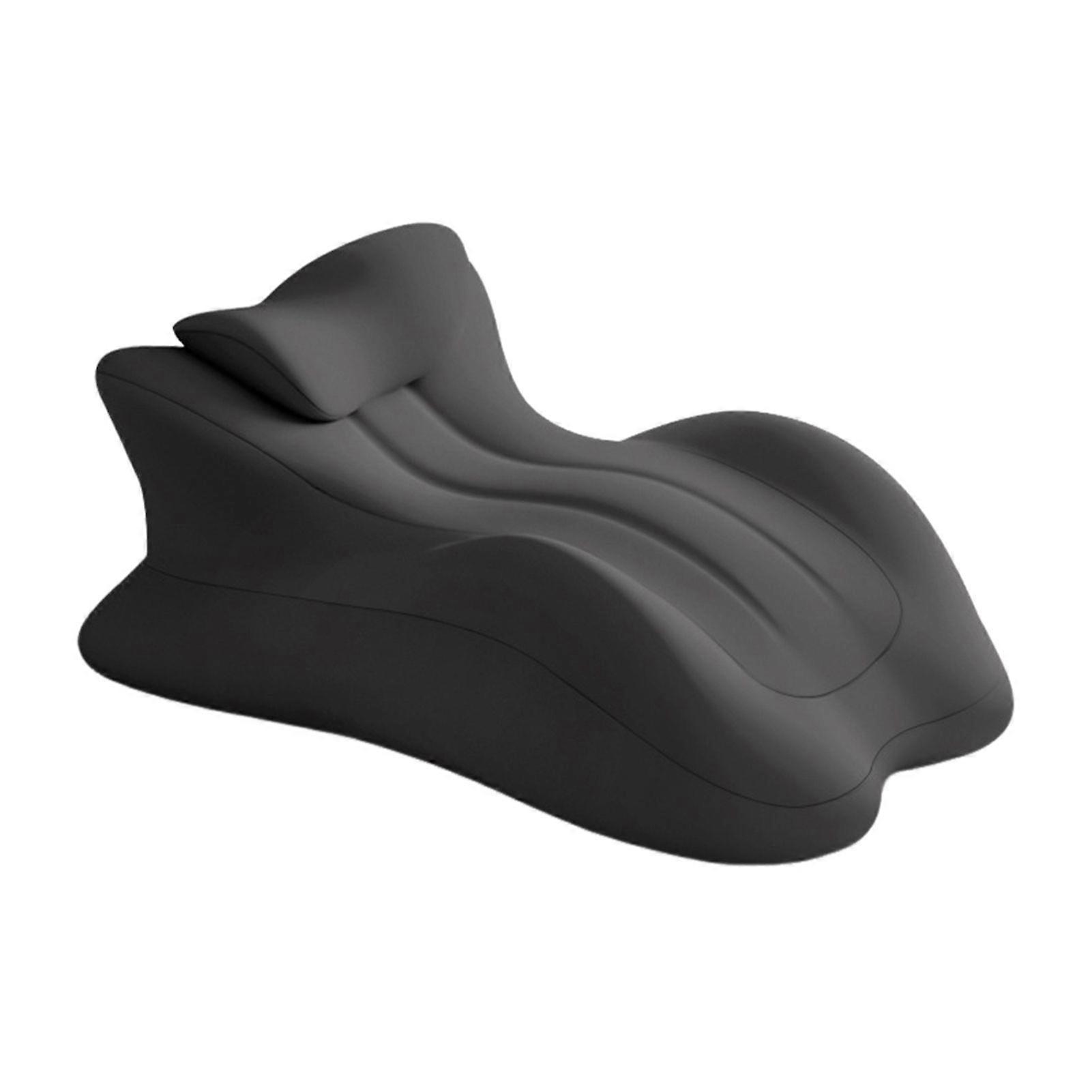 Couples Intimacy Pillow Memory Foam Chest And Back Relief Pillow Ergonomic Wavy Wedge Cushion for Multiple Posture Support Bed Sitting And Lying