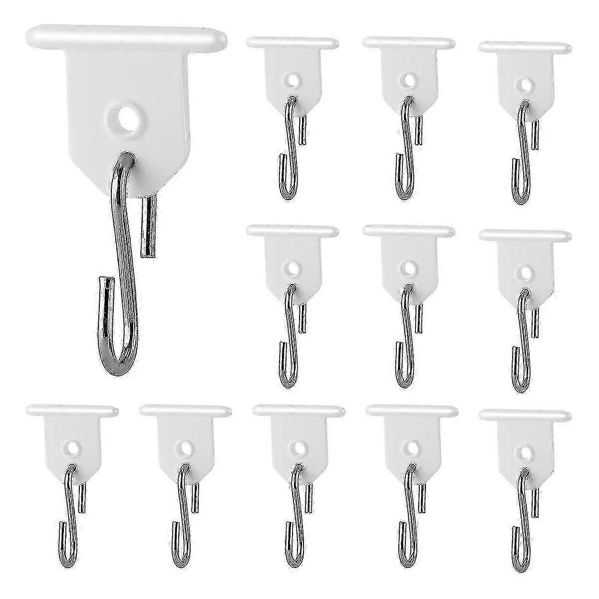 RV Awning Hooks, 24 Pcs Metal & Plastic Hanging Hooks for Camper Motorhome Canopy
