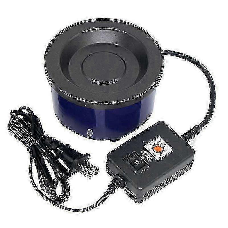 Hot melt glue pot for sticks with temperature control