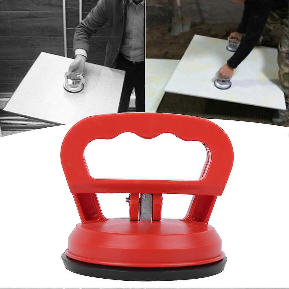 Glass Suction Cup Plate Puller Single Claw Red ABsPVC Plastic Tile Floor Sheet Lifter