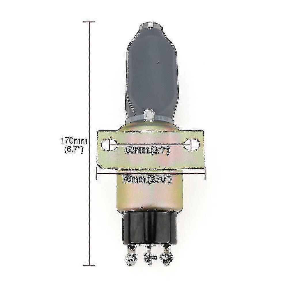 24V shut off valve for Cummins 1751-24E SA-3766T